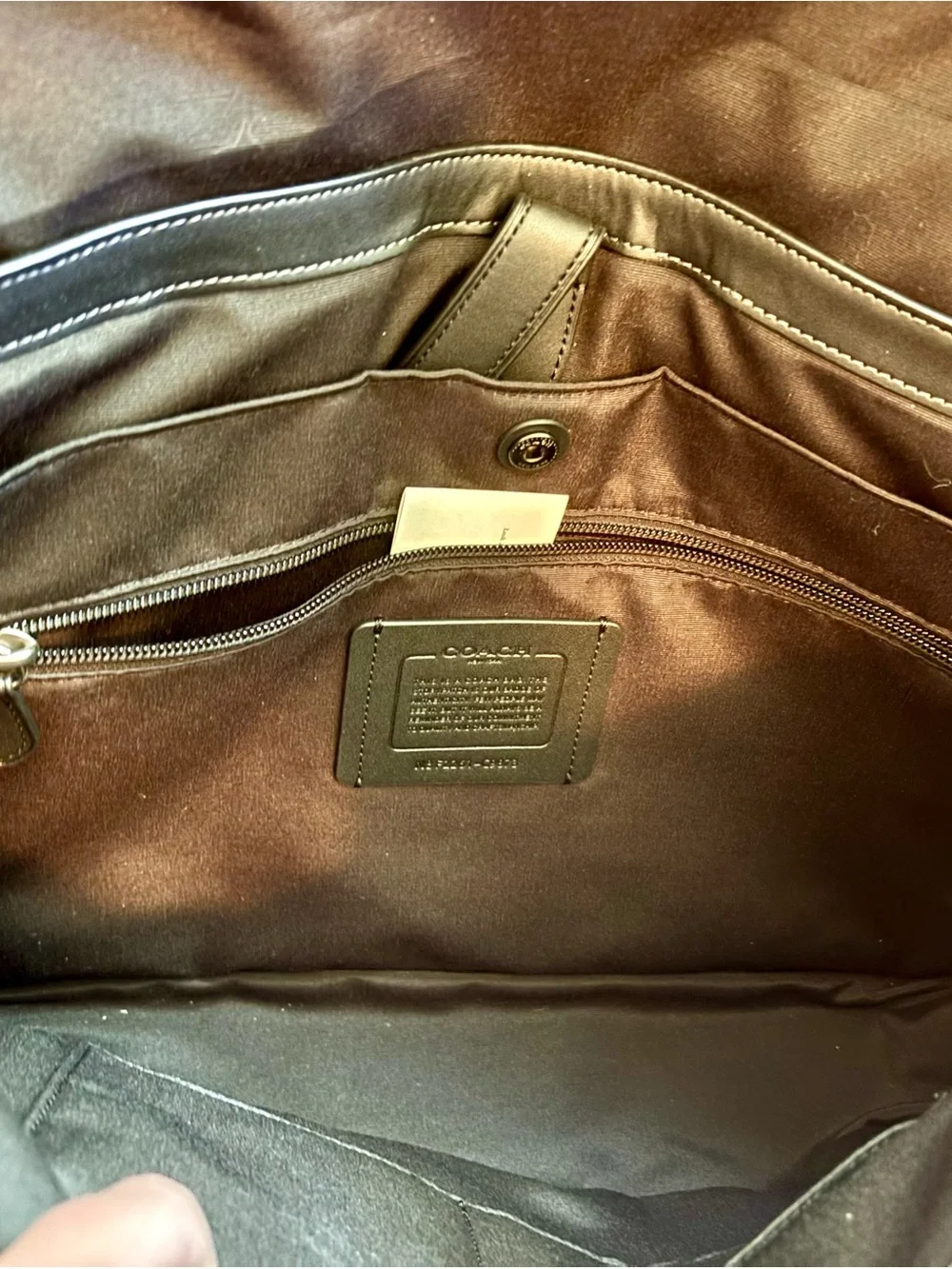 NWOT Coach Sullivan Portfolio Briefcase in Signature Canvas